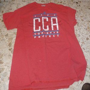 Coastal Conservation Association CCA Graphic Tee Medium Red